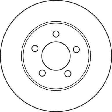 Bremsscheibe Jeep P. Cherokee 01-08 TRW SINGLE DF4885S