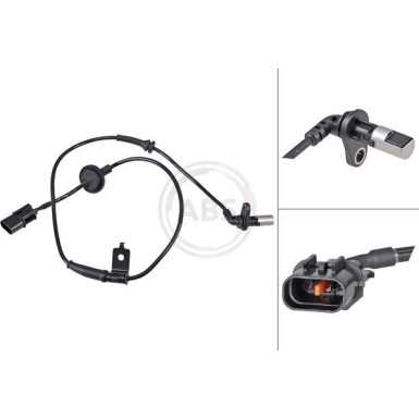 A.B.S. Sensor, Raddrehzahl 32181 A.B.S. Sensor, Raddrehzahl 32181