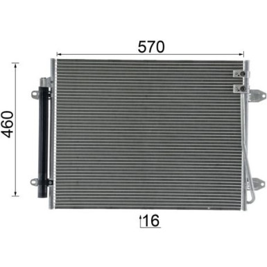 Kondensator, Klimaanlage BEHR Premium Line AC 734 000P