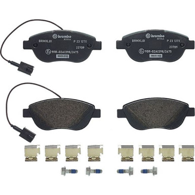 BREMBO Bremsklötze VA | FIAT Bravo, Doblo OPEL Combo 06 | P 23 137X BREMBO Bremsklötze VA | FIAT Bravo, Doblo OPEL Combo 06 | P 23 137X