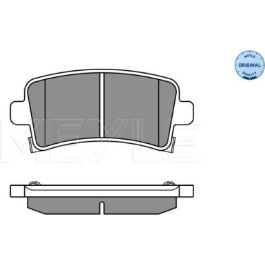 Bremsbelagsatz Opel T. Insignia 08- Mit Sensor | 025 244 2116/W