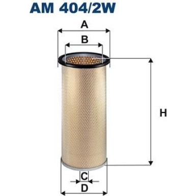 FILTRON Sekundärluftfilter | AM 404/2W