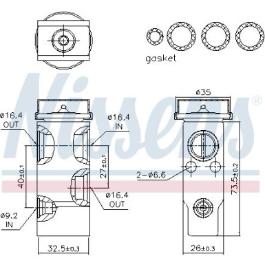 Expansionsventil Hyundai Tucson 04 FIRST FIT 999260