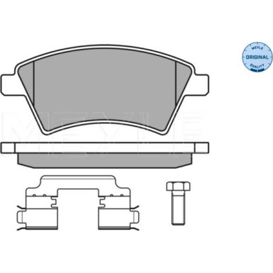 Bremsbelagsatz Fiat P. Sedici 06-/Suzuki Sx4 06- Mit Sensor | 025 243 9116/W