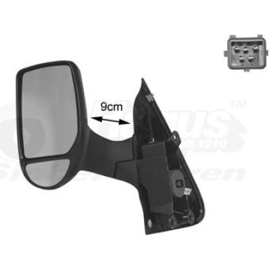 Aussenspiegel li. elek. Verstell. bhz | Ford Transit Arm 10cm OE 4158413