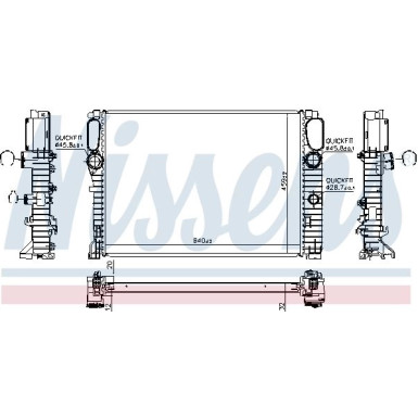 Wasserkühler PKW | MERCEDES W211 02 | 62797A