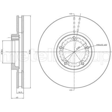 CIFAM Bremsscheibe 800-459