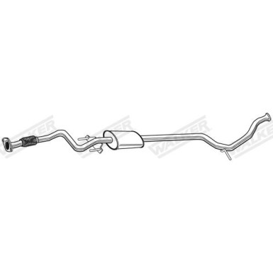 67 / Auspufftopf Vorne | KIA PICANTO (BA) 1.0 05 | 22969