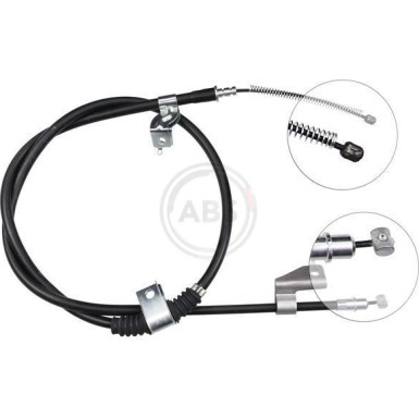 A.B.S. Handbremsseil Seilzug Festellbremse K17218 A.B.S. Handbremsseil Seilzug Festellbremse K17218