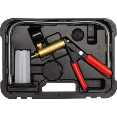 YT-0673 Vakuum-Pumpe Bremsenentlüftungsgerät Manometer -1 bar Absaugpumpe Unterdruck
