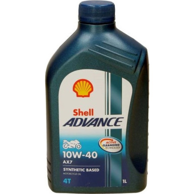 Shell Advance 4T AX7 10W-40 1L Advance 4T AX7 10W-40 (SM/MA2) 550053815 Shell Advance 4T AX7 10W-40 1L Advance 4T AX7 10W-40 (SM/MA2) 550053815