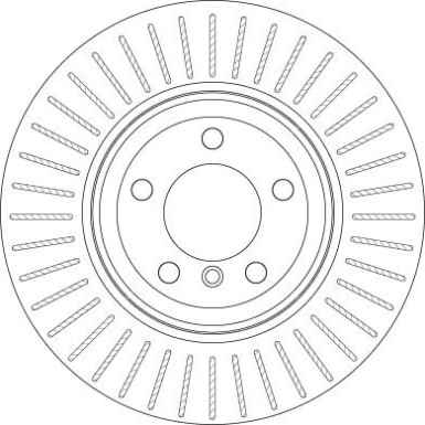 Bremsscheibe Bmw P. E65/66 TRW SINGLE DF6476S