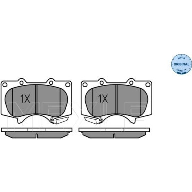Bremsbelagsatz Toyota P. Land Cruiser 03-/Pajero 07- Mit Sensor | 025 240 2417/W