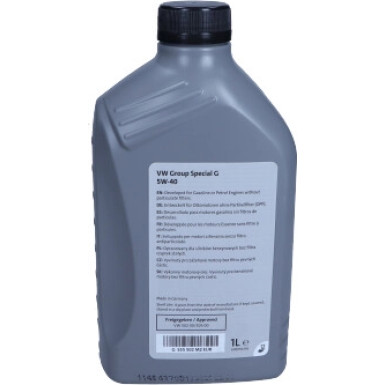 GS55502M2 Original VAG Gruppe Motoröl Special G 5W-40 GS55502M2 1 Liter