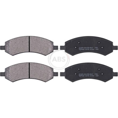 A.B.S. Bremsbeläge | 37861