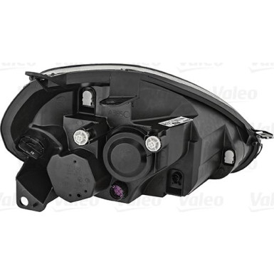 Scheinwerfer L H4 +MOT CHROM 8-PIN VALEO PQ | FIAT GRANDE PUNTO 11,08-9,09 | 43888