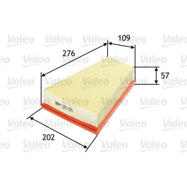 VALEO Luftfilter | 585019