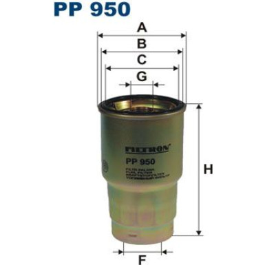 FILTRON Kraftstofffilter | PP 950