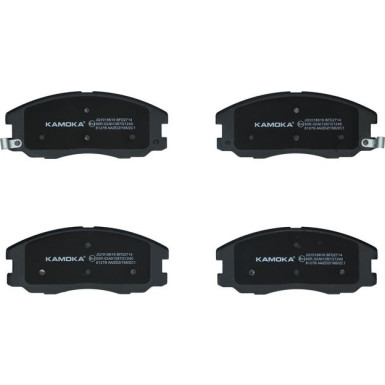KAMOKA Bremsbelagsatz, Scheibenbremse JQ1018616