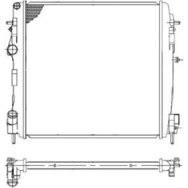 NRF Motorkühler | 58317
