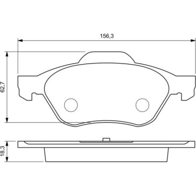 Bremsklötze | RENAULT Laguna | 0 986 494 034 Bremsklötze | RENAULT Laguna | 0 986 494 034