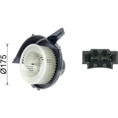 MAHLE Innenraumgebläse AB 20 000P BEHR Premium Line