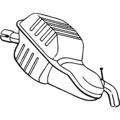 BOSCH | Automotive Auspuffschalldämpfer 235-151
