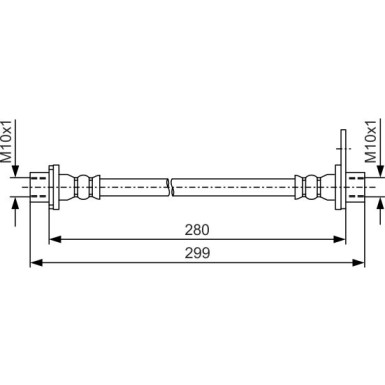 Bremsschlauch | MITSUBISHI | 1987481441