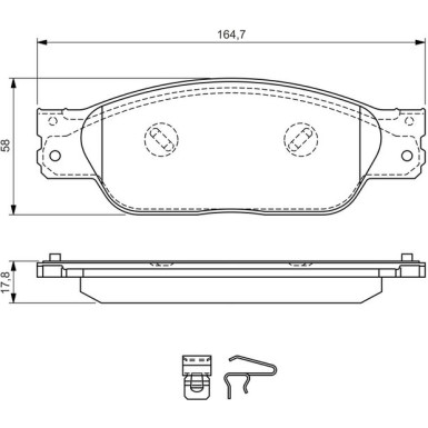 0 986 494 355 Bremsbelagsatz, Scheibenbremse 0 986 494 355 Bremsbelagsatz, Scheibenbremse