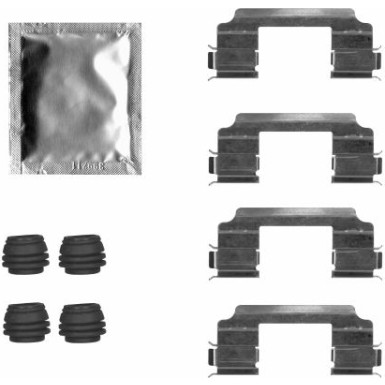 ZUBEHÖRSATZ, SCHEIBENBREMSBELAG | 82547900