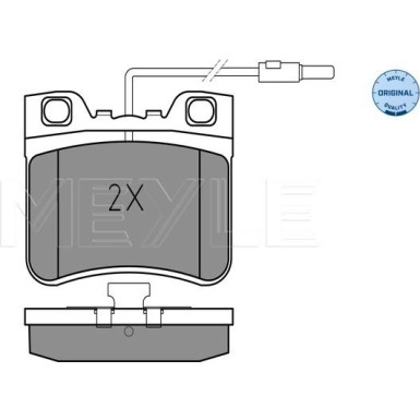 Bremsbelagsatz Citroen P. Ax 86-97 Mit Sensor | 025 212 6717/W