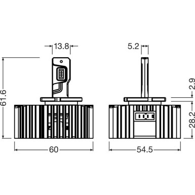 66540DWESY-2HB Glühlampe, Nebelscheinwerfer LEDriving® HL EASY XEN