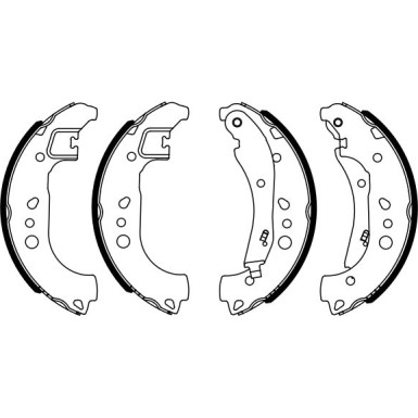 0 986 487 959 Bremsbackensatz