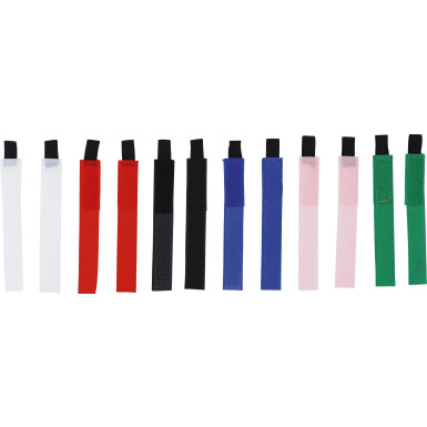 BGS Klettband-Sortiment 20 x 190 mm 12-tlg BGS Do it yourself 80825