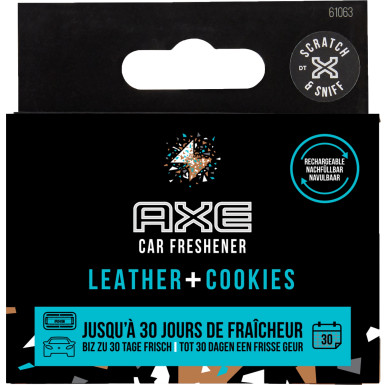 E303722000 Axe Lufterfrischer 2 PK Ref.Stick, Leath & Cookies