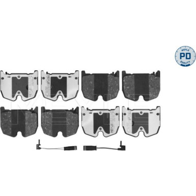 Bremsbelagsatz Db P. W220/R230 01-12 | 025 235 4117/PD