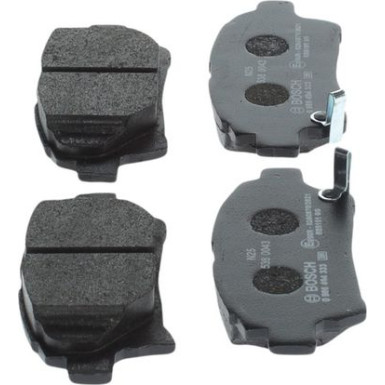 Bremsklötze | TOYOTA iQ | 0 986 494 333 Bremsklötze | TOYOTA iQ | 0 986 494 333