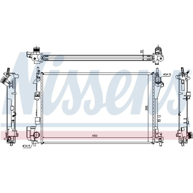 Wasserkühler PKW | OPEL Signum,Vectra C 2,0/2,2/3,2 | 63022A