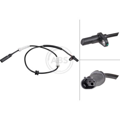 A.B.S. Sensor, Raddrehzahl A.B.S. Sensor, Raddrehzahl