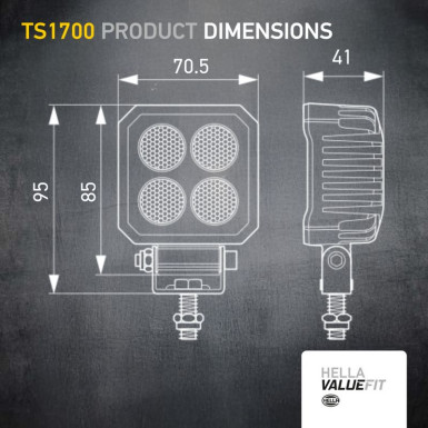 1GA 357 110-002 Arbeitsscheinwerfer 1GA 357 110-002 Arbeitsscheinwerfer
