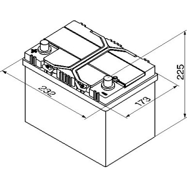 S4 025 BOSCH | PKW-Batterie | 12V 60Ah 540A | 0 092 S40 250