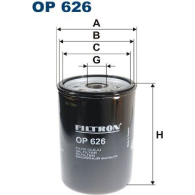 FILTRON Ölfilter | OP 626