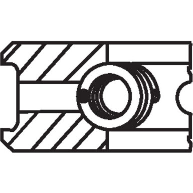 MAHLE Kolbenringsatz | 063 54 N0