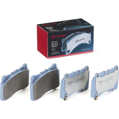 BREMBO Bremsbelagsatz, Scheibenbremse | P 09 004E