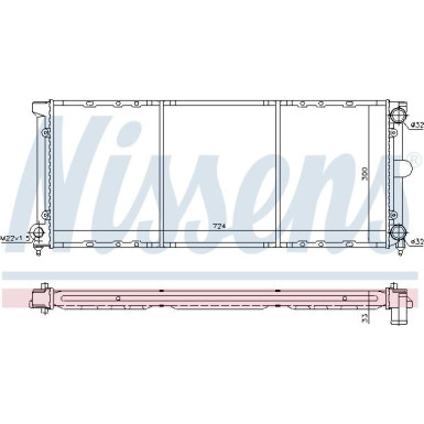 Wasserkühler PKW | VW Passat III | 651621