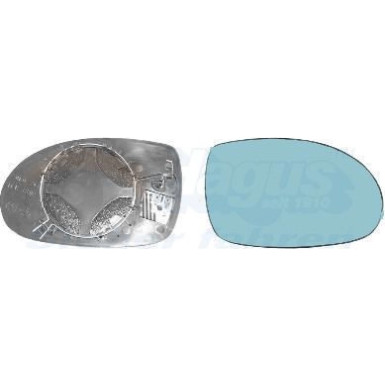 VAN WEZEL Spiegelglas, Außenspiegel 0961838
