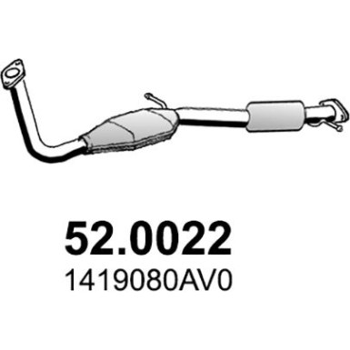 Katalysator | SUZUKI Jimny 98 | 52.0022