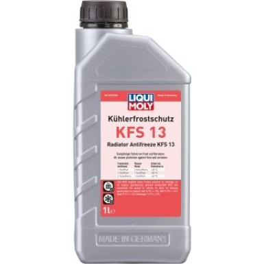Liqui Moly Kühlerfrostschutz KFS 13 1 l | 1 Liter, Kanister Kunststoff Liqui Moly Kühlerfrostschutz KFS 13 1 l | 1 Liter, Kanister Kunststoff