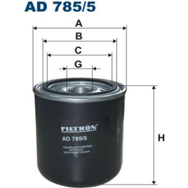 AD 785/5 Lufttrocknerpatrone, Druckluftanlage