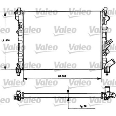 VALEO Motorkühler | 231128